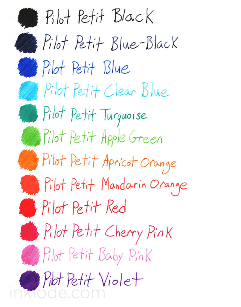 Pilot Petit Colors